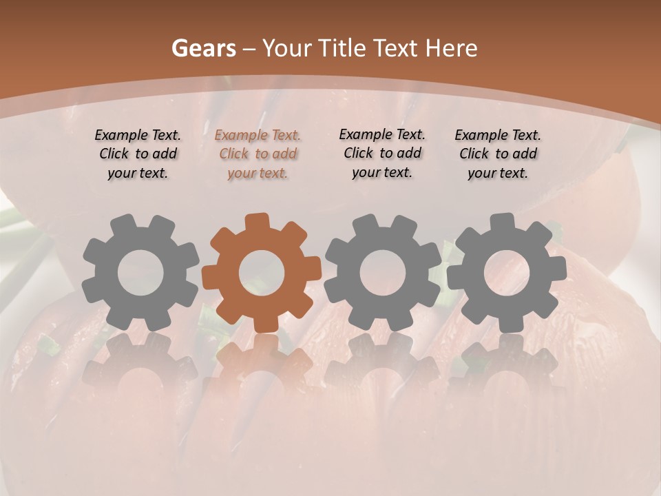 Hot Bratwurst Sausage PowerPoint Template