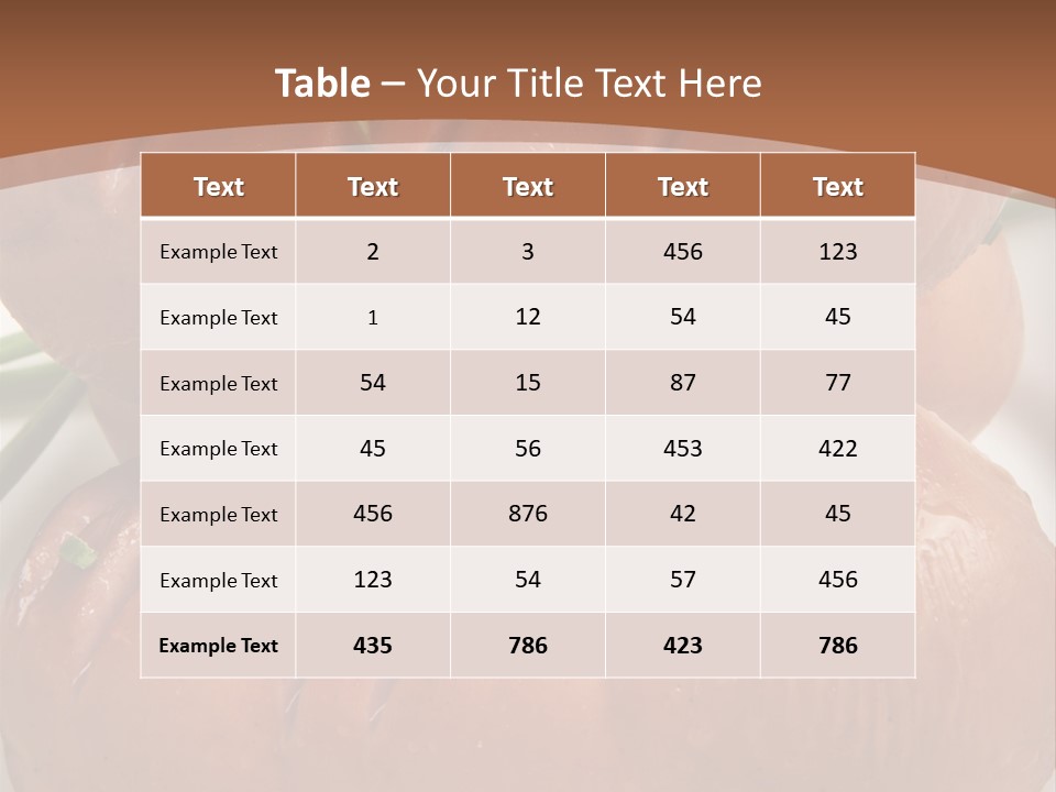 Hot Bratwurst Sausage PowerPoint Template