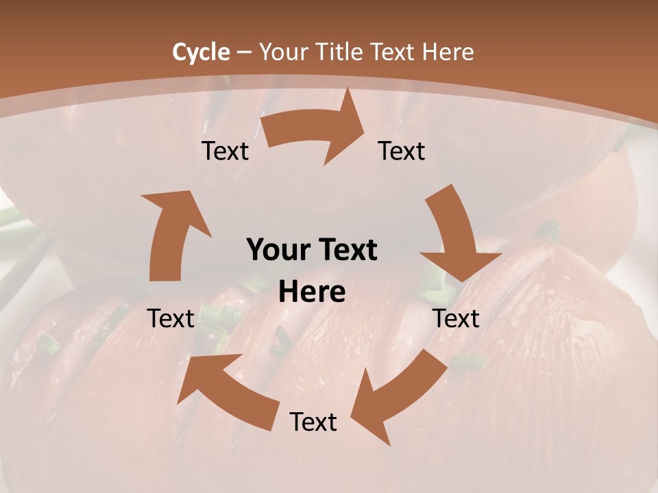 Hot Bratwurst Sausage PowerPoint Template