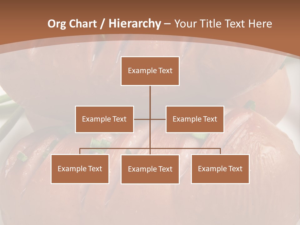 Hot Bratwurst Sausage PowerPoint Template