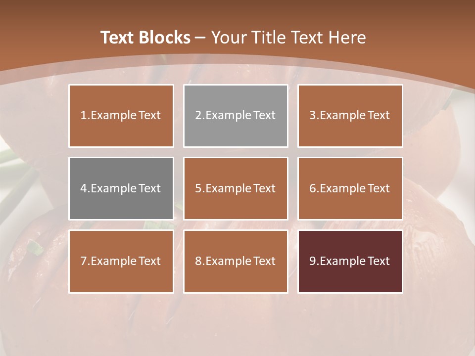 Hot Bratwurst Sausage PowerPoint Template