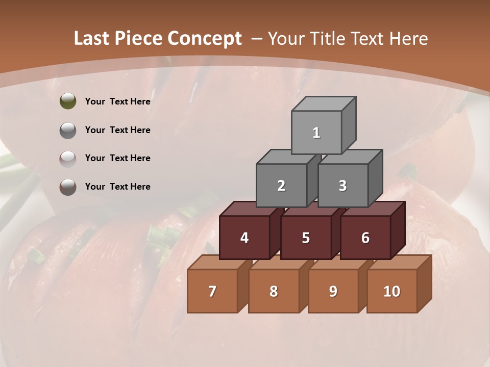 Hot Bratwurst Sausage PowerPoint Template