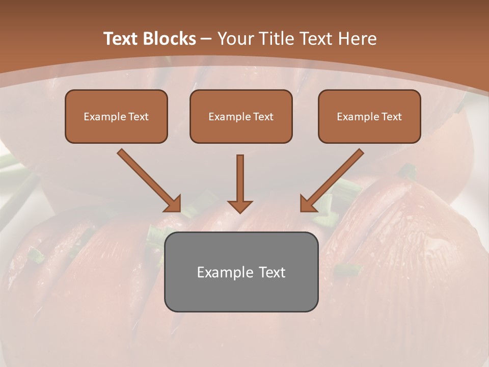 Hot Bratwurst Sausage PowerPoint Template