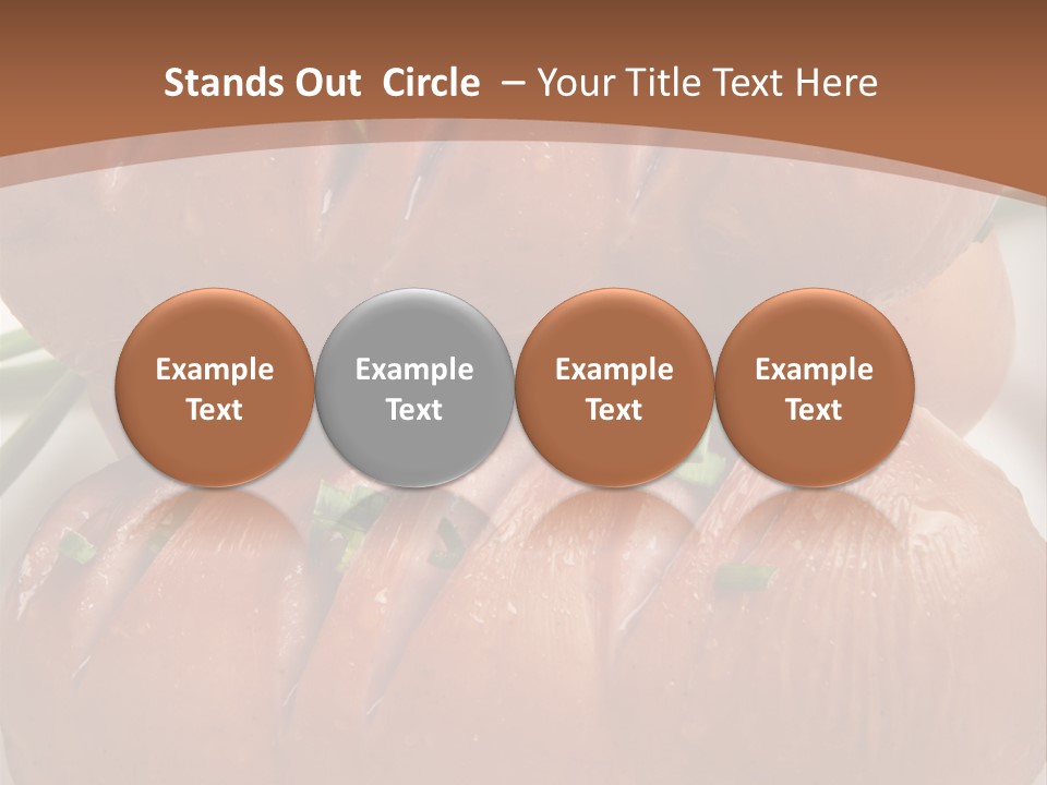 Hot Bratwurst Sausage PowerPoint Template