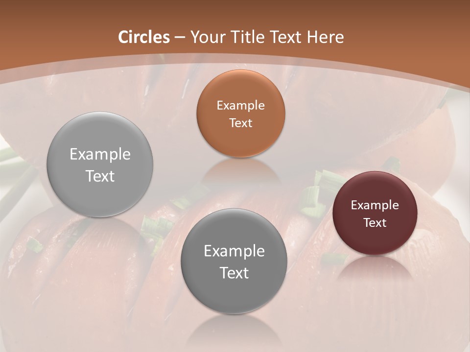 Hot Bratwurst Sausage PowerPoint Template
