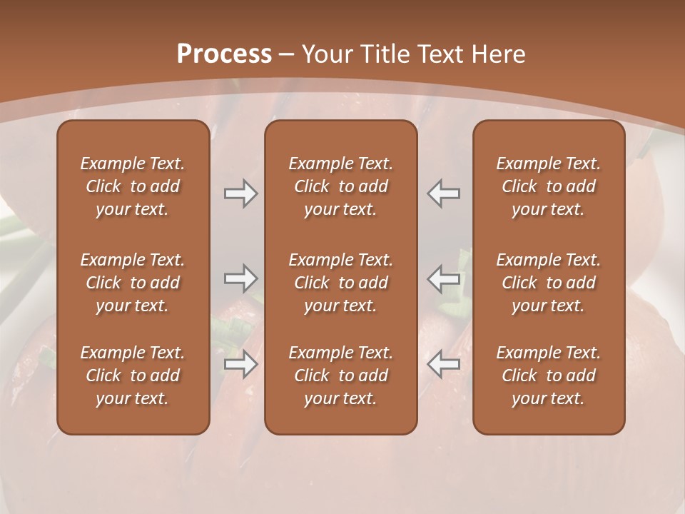 Hot Bratwurst Sausage PowerPoint Template