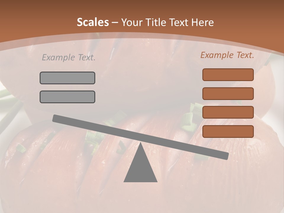 Hot Bratwurst Sausage PowerPoint Template