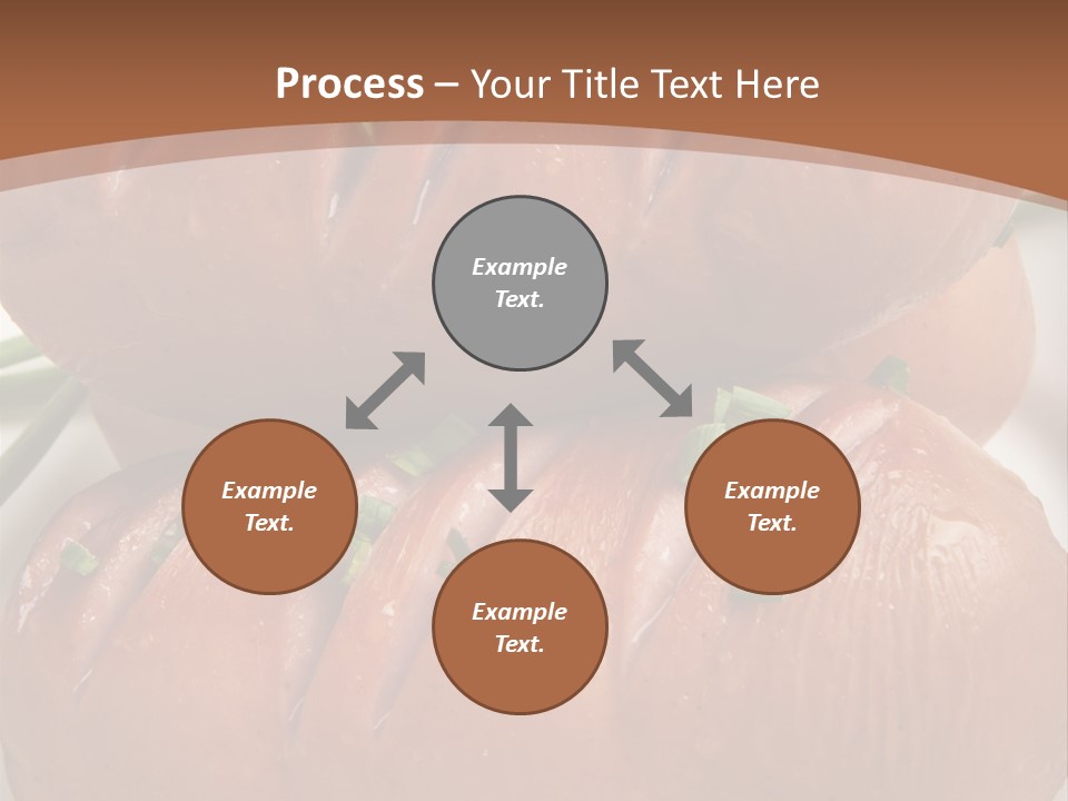Hot Bratwurst Sausage PowerPoint Template