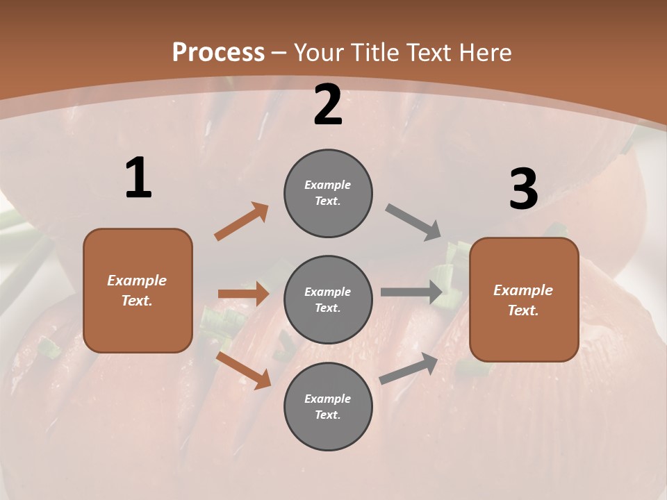 Hot Bratwurst Sausage PowerPoint Template