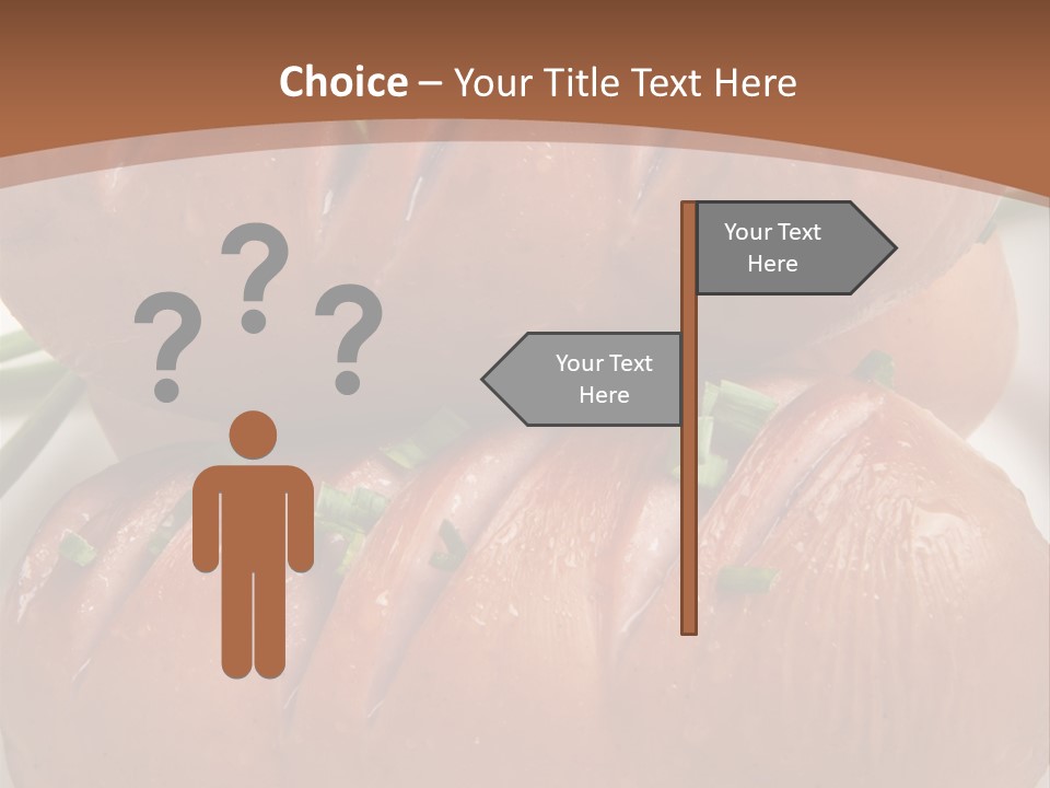 Hot Bratwurst Sausage PowerPoint Template