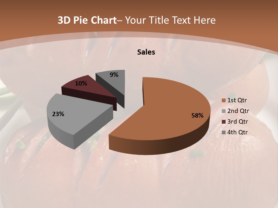 Hot Bratwurst Sausage PowerPoint Template