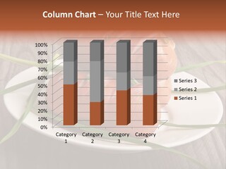 Wooden Table Lunch Fried PowerPoint Template