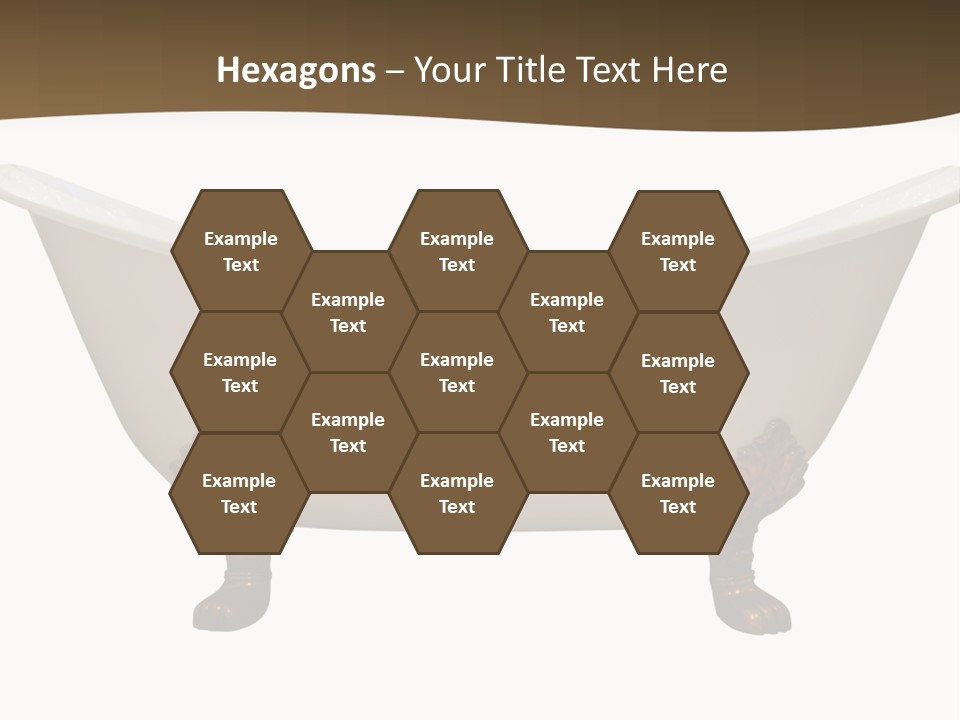 White Isolated Shower PowerPoint Template