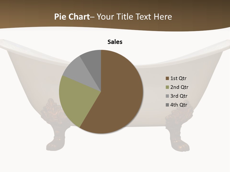 White Isolated Shower PowerPoint Template