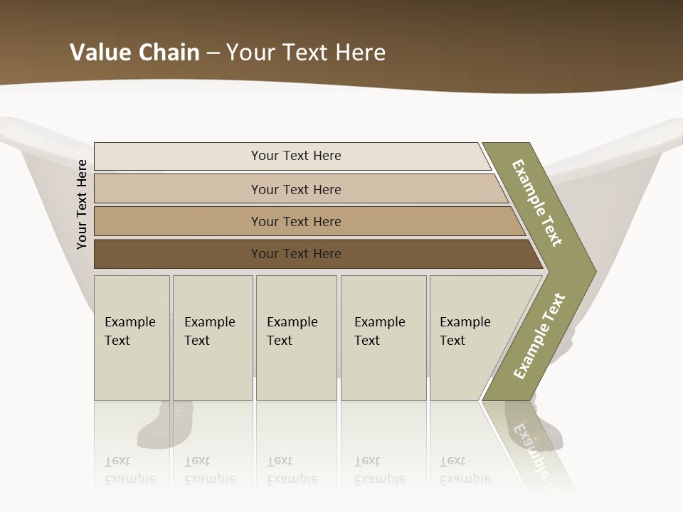 White Isolated Shower PowerPoint Template