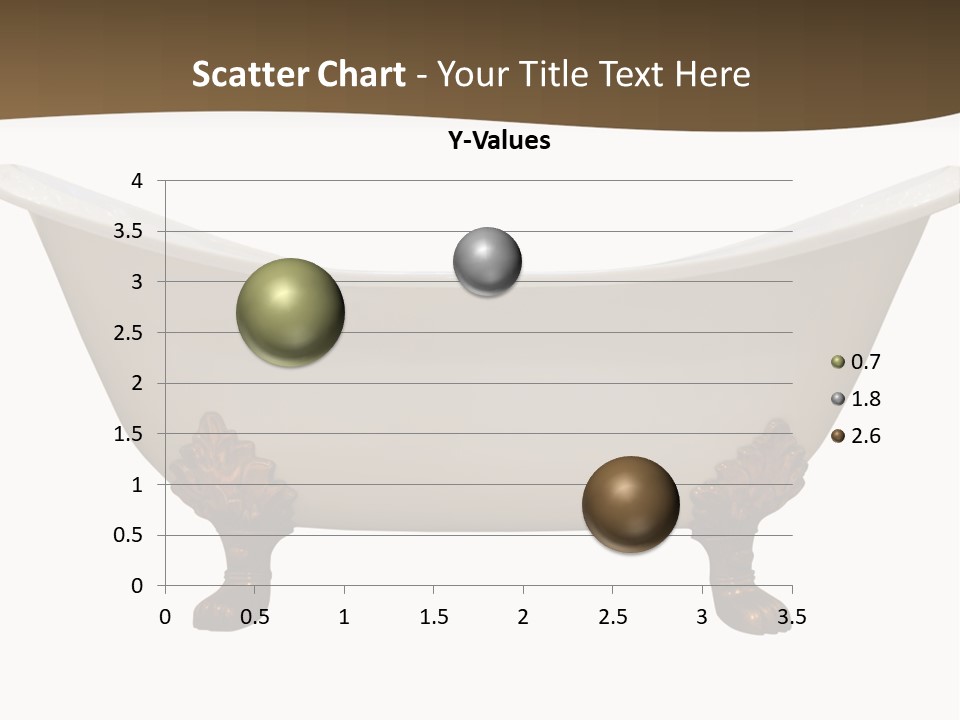 White Isolated Shower PowerPoint Template