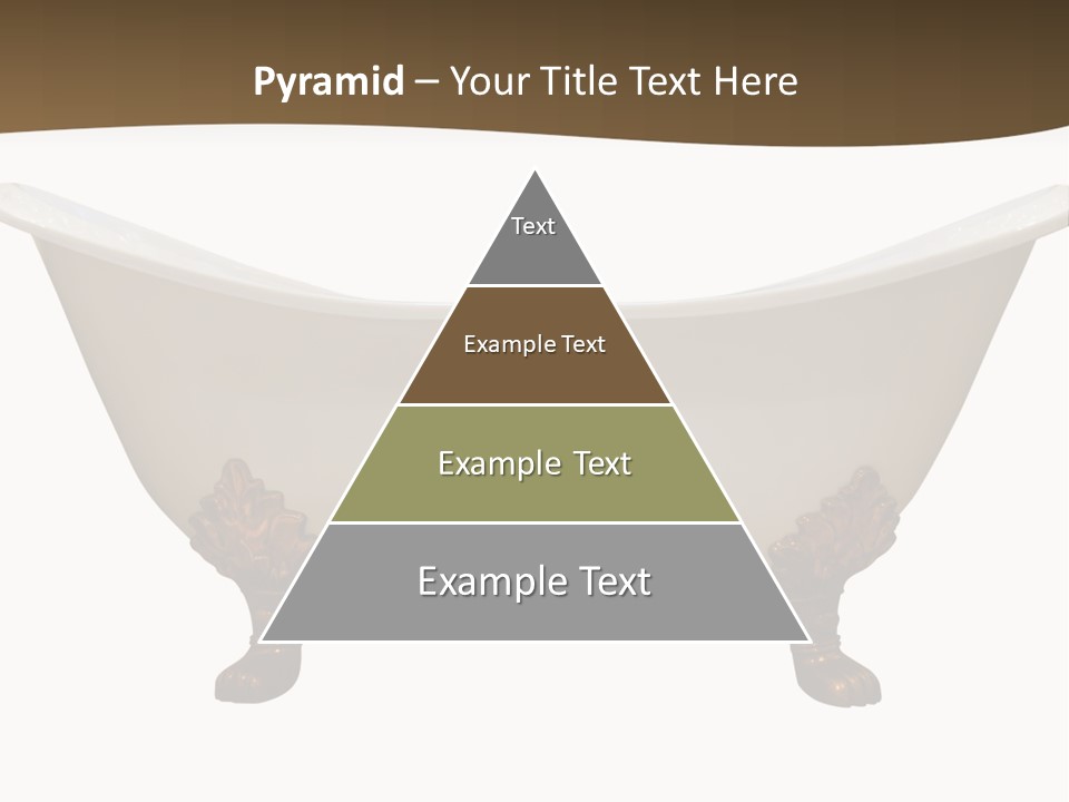 White Isolated Shower PowerPoint Template