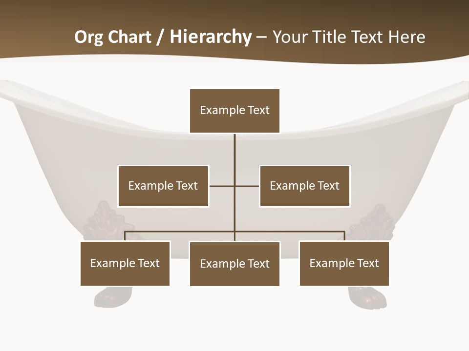 White Isolated Shower PowerPoint Template