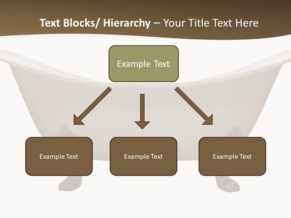White Isolated Shower PowerPoint Template