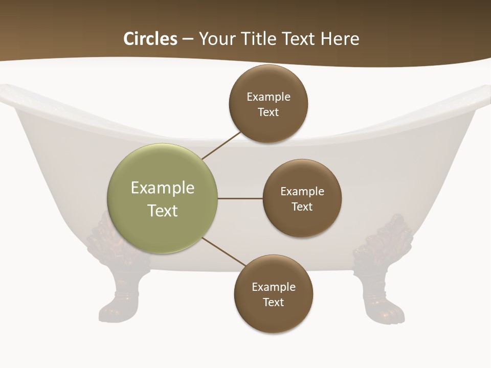 White Isolated Shower PowerPoint Template