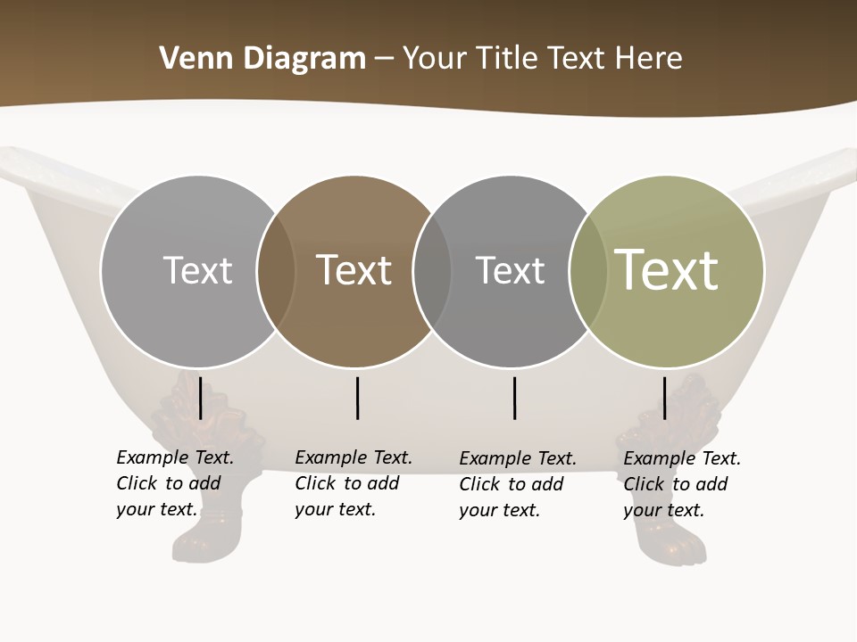 White Isolated Shower PowerPoint Template