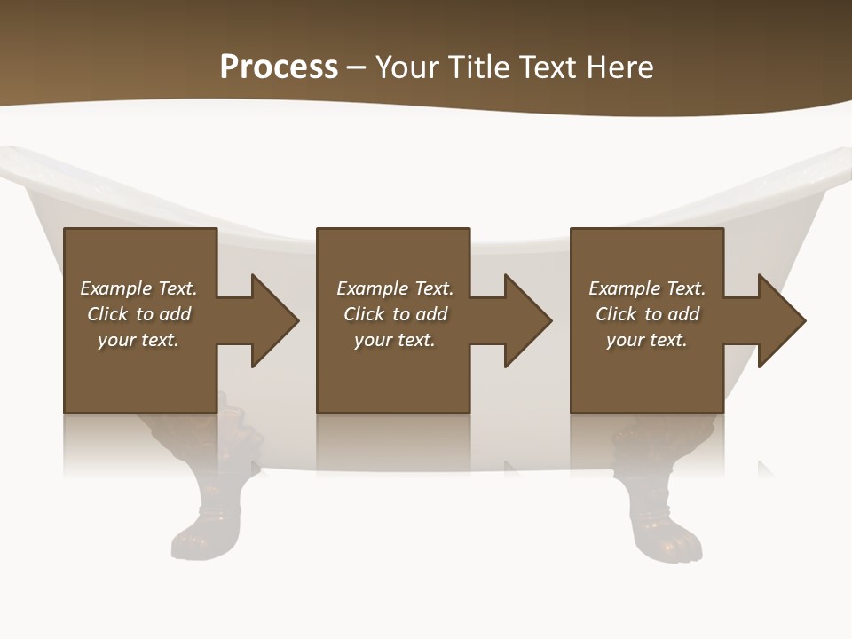 White Isolated Shower PowerPoint Template