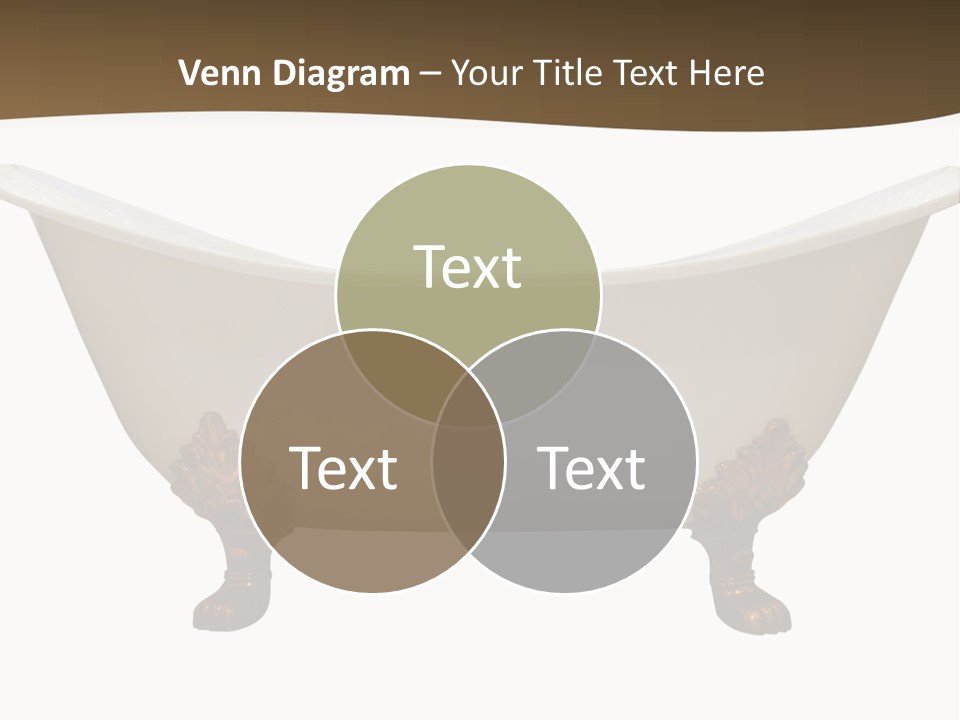 White Isolated Shower PowerPoint Template