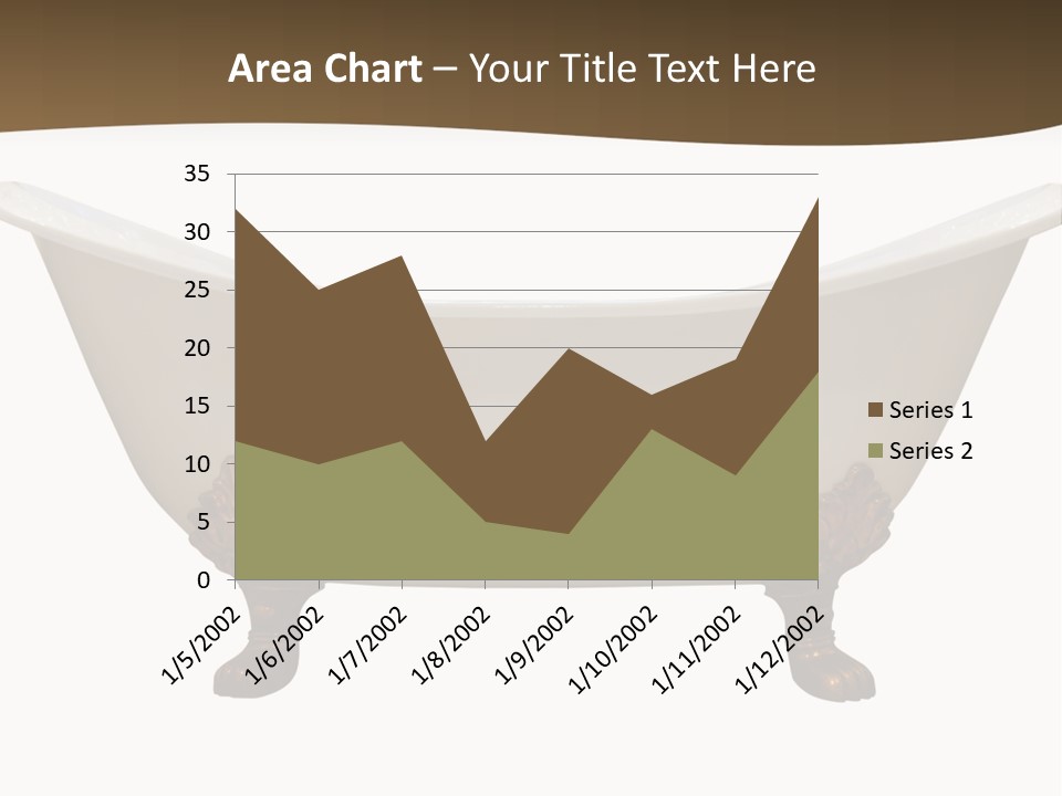 White Isolated Shower PowerPoint Template