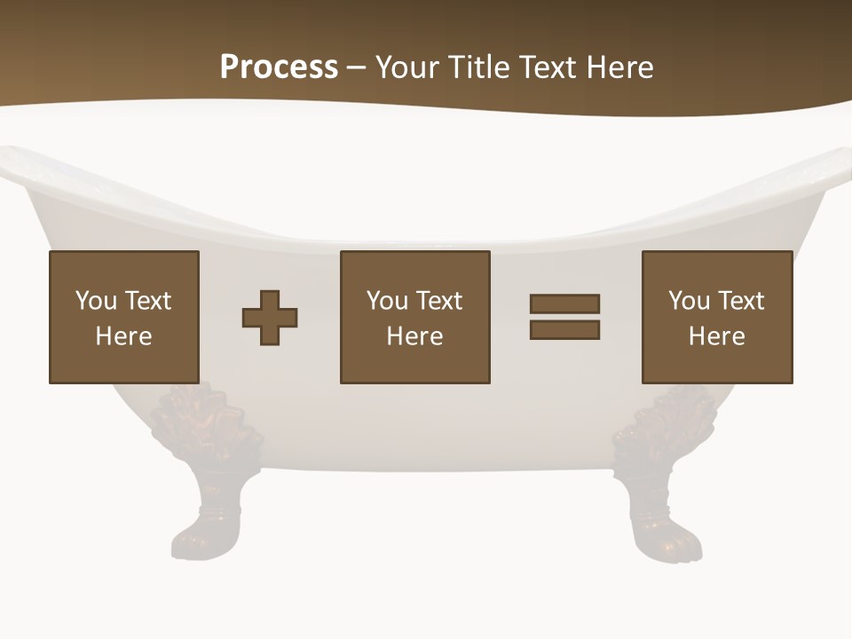 White Isolated Shower PowerPoint Template