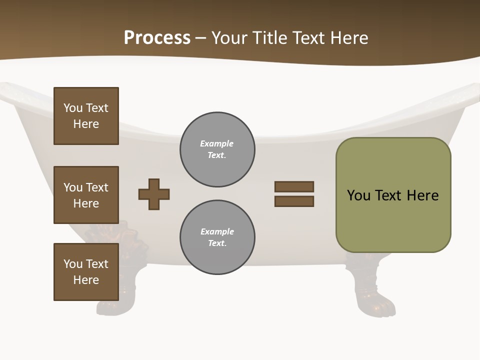 White Isolated Shower PowerPoint Template
