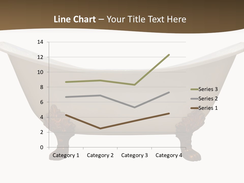 White Isolated Shower PowerPoint Template