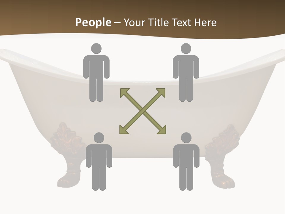 White Isolated Shower PowerPoint Template