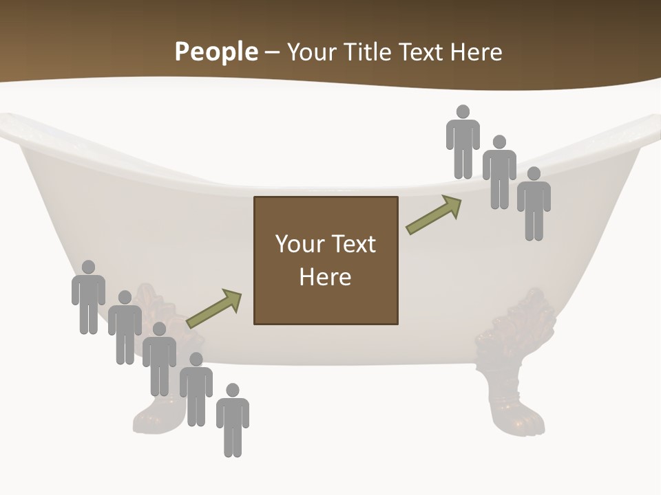 White Isolated Shower PowerPoint Template