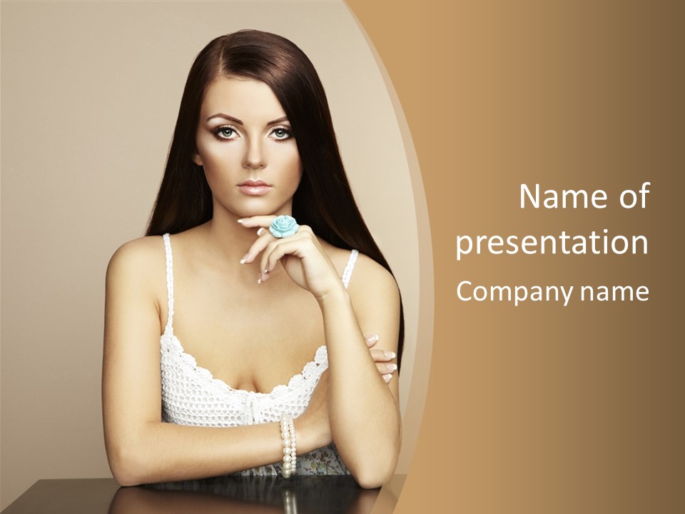 Jewellery Desire Ual PowerPoint Template