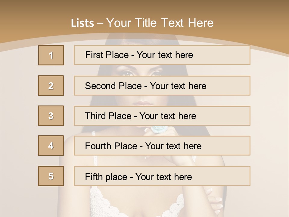 Jewellery Desire Ual PowerPoint Template