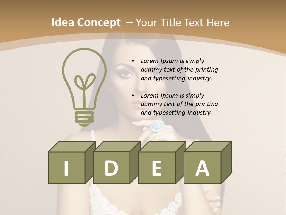 Jewellery Desire Ual PowerPoint Template