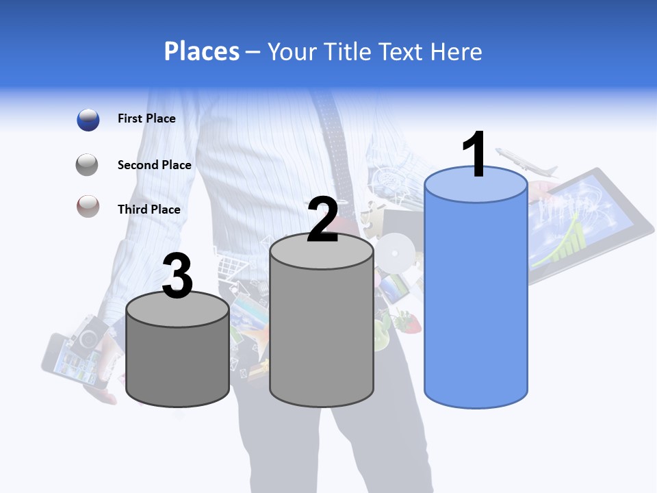Sms Number Connection PowerPoint Template