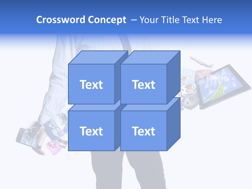 Sms Number Connection PowerPoint Template