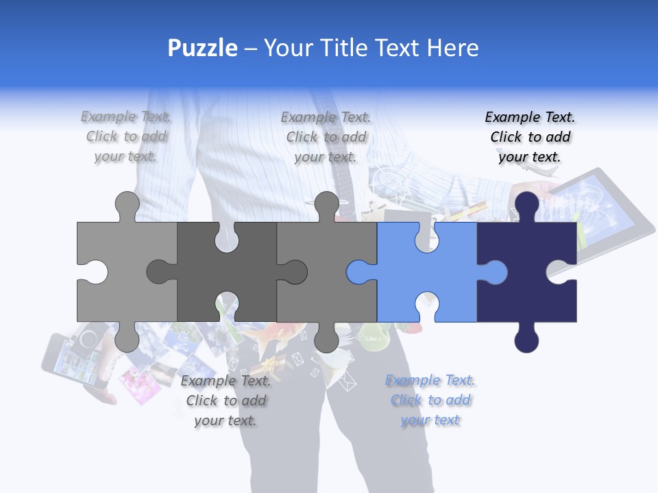 Sms Number Connection PowerPoint Template