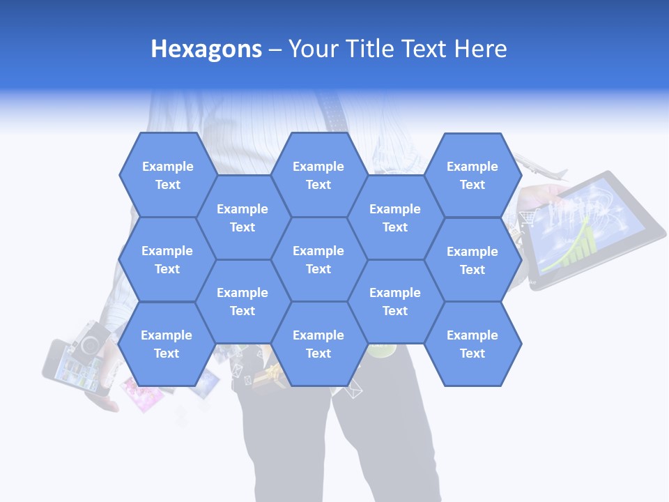 Sms Number Connection PowerPoint Template