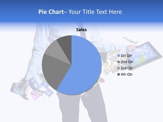 Sms Number Connection PowerPoint Template