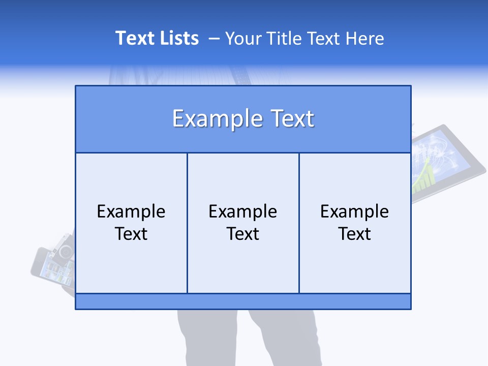 Sms Number Connection PowerPoint Template