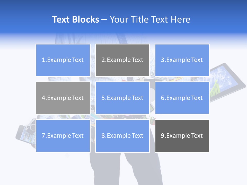 Sms Number Connection PowerPoint Template