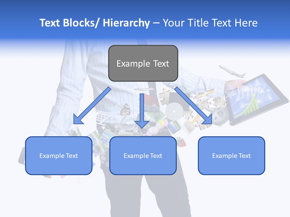 Sms Number Connection PowerPoint Template