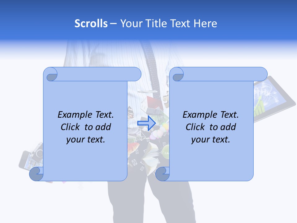 Sms Number Connection PowerPoint Template