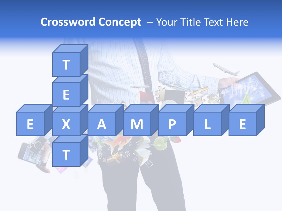Sms Number Connection PowerPoint Template