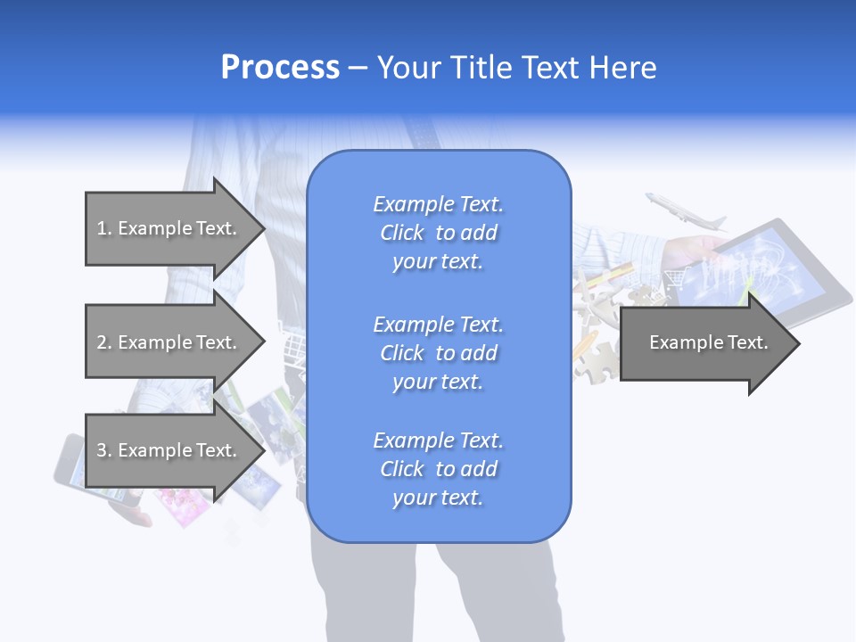 Sms Number Connection PowerPoint Template