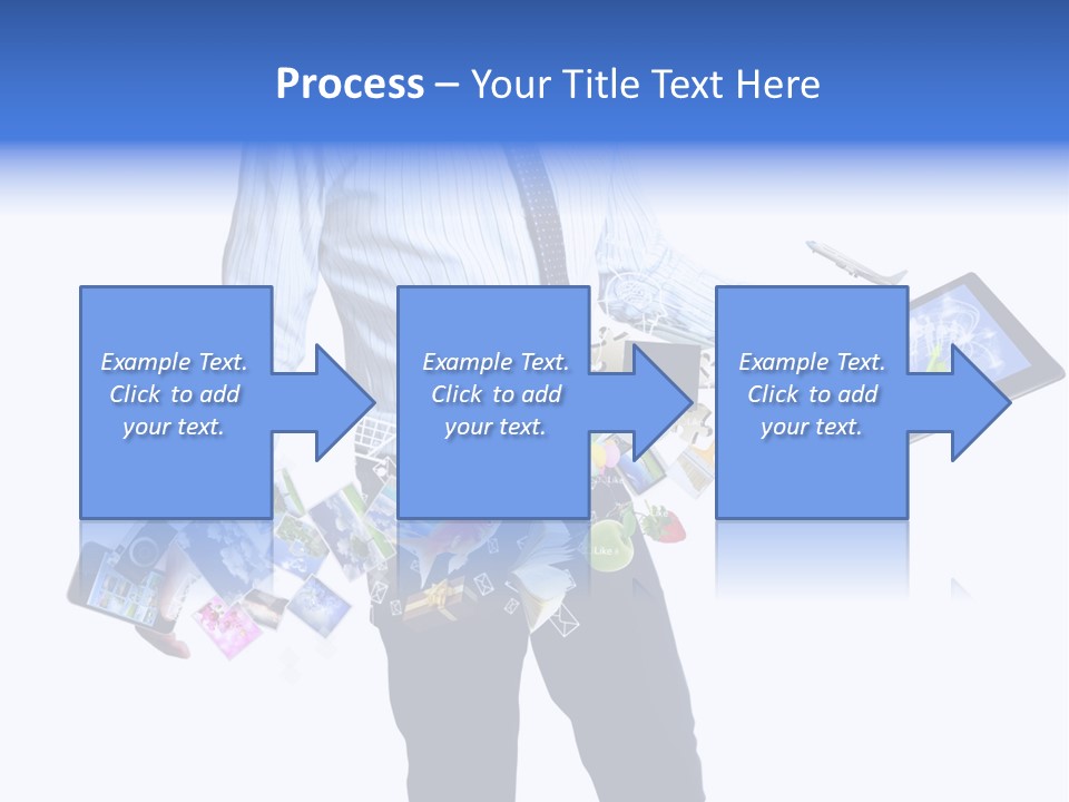 Sms Number Connection PowerPoint Template