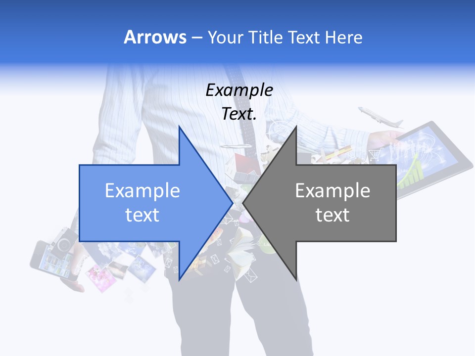 Sms Number Connection PowerPoint Template