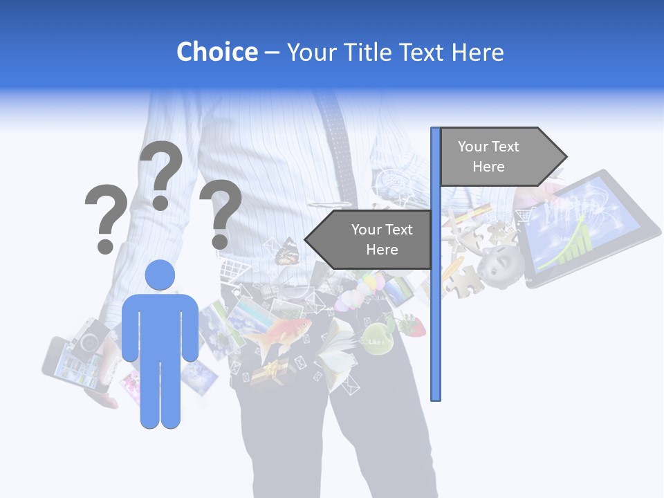 Sms Number Connection PowerPoint Template